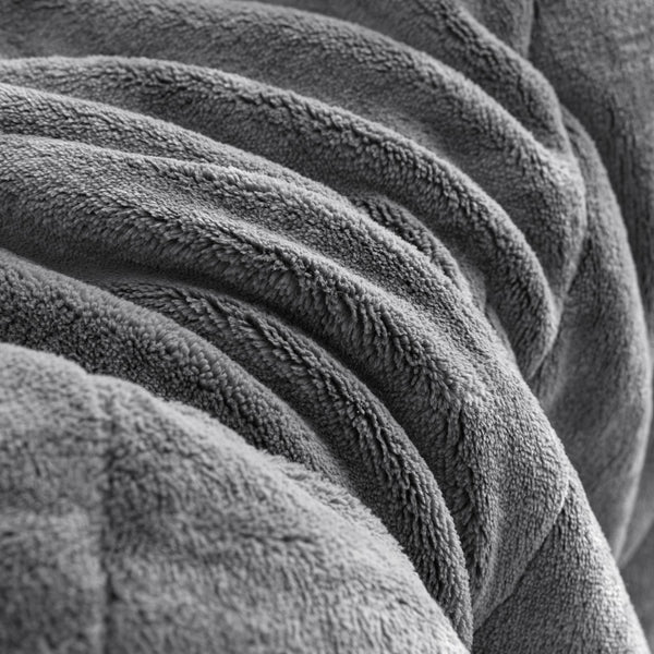 Dream Theory Butter Velvet Weighted Blanket 10 Lbs Grey - Neurodiversity Nation