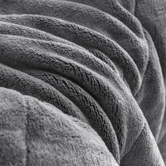 Dream Theory Butter Velvet Weighted Blanket 10 Lbs Grey - Neurodiversity Nation