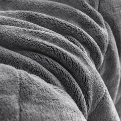 Dream Theory Butter Velvet Weighted Blanket 12 Lbs Grey - Neurodiversity Nation