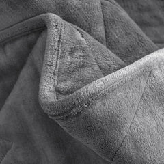 Dream Theory Butter Velvet Weighted Blanket 18 Lbs Grey - Neurodiversity Nation