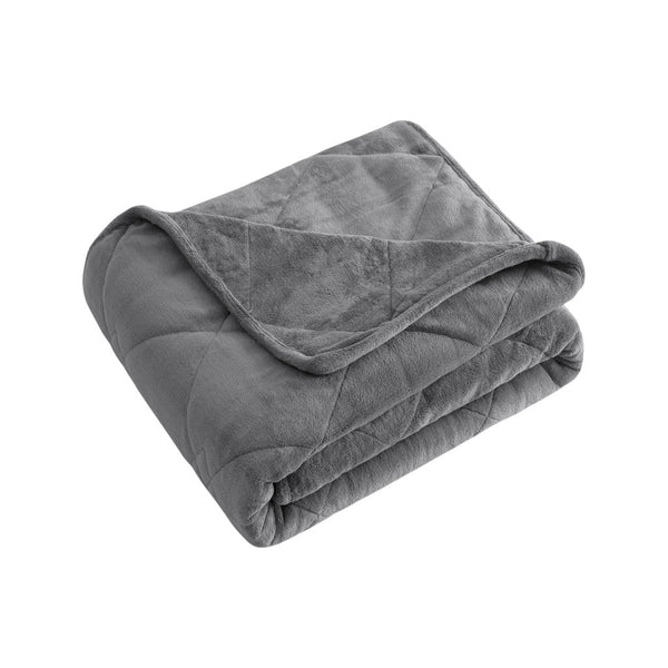 Dream Theory Butter Velvet Weighted Blanket 15 Lbs Grey - Neurodiversity Nation