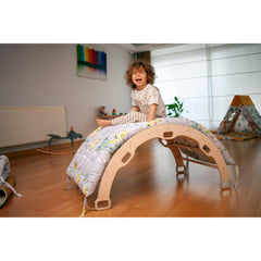 Climbing Arch / Rocker with Map Pillow - Neurodiversity Nation