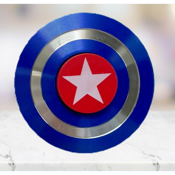 2 Pack Metal Blue Superhero Fidget Spinner - Neurodiversity Nation