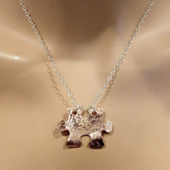 Handcrafted Autism Awareness Copper Puzzle Piece Necklace - Neurodiversity Nation