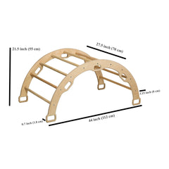 Climbing Arch / Rocker and White Star Pillow - Neurodiversity Nation