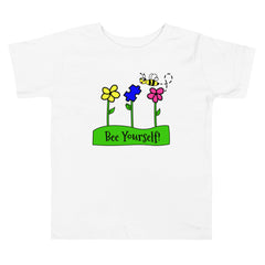 "Bee" Yourself Toddler Short Sleeve Tee
