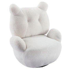 Plush Teddy Swivel Accent Chair - Neurodiversity Nation