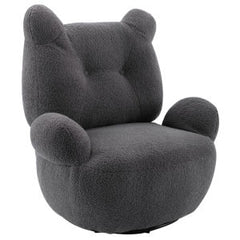 Plush Teddy Swivel Accent Chair - Neurodiversity Nation