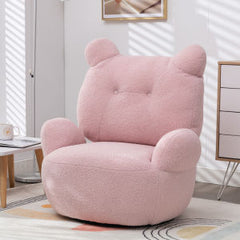 Plush Teddy Swivel Accent Chair - Neurodiversity Nation