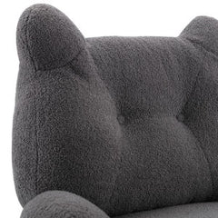 Plush Teddy Swivel Accent Chair - Neurodiversity Nation