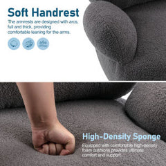 Plush Teddy Swivel Accent Chair - Neurodiversity Nation