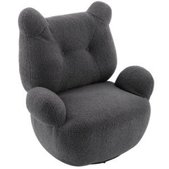 Plush Teddy Swivel Accent Chair - Neurodiversity Nation