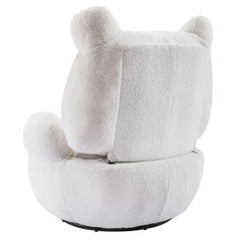 Plush Teddy Swivel Accent Chair - Neurodiversity Nation