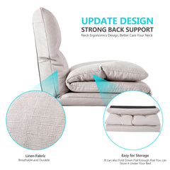 Folding Chaise Lounge Floor Couch - Neurodiversity Nation