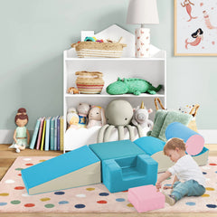 Soft Climb and Crawl Foam Playset 6 in 1 in Brights - Neurodiversity Nation