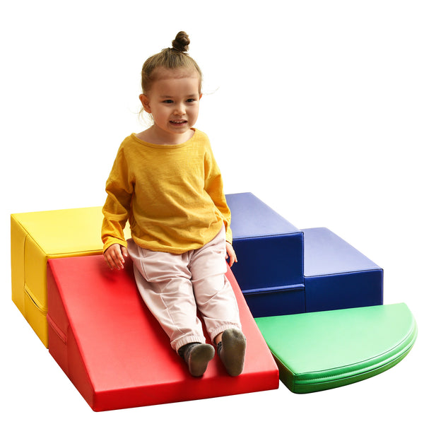 Soft Climb and Crawl Corner Foam Playset -Bright - Neurodiversity Nation