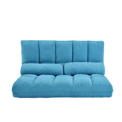 Double Chaise Floor Lounge with Two Pillows (Blue) - Neurodiversity Nation