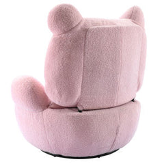 Plush Teddy Swivel Accent Chair - Neurodiversity Nation