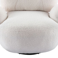 Plush Teddy Swivel Accent Chair - Neurodiversity Nation