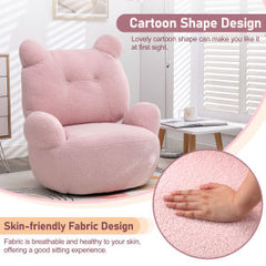 Plush Teddy Swivel Accent Chair - Neurodiversity Nation