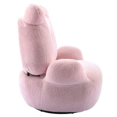 Plush Teddy Swivel Accent Chair - Neurodiversity Nation